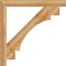 Ekena Millwork Merced Block Rough Sawn Bracket, Western Red Cedar, 4"W x 42"D x 42"H BKT04X42X42MRC05RWR - alternate 2